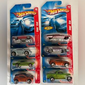 Hot Wheels Code Car Lot Of 8 Toyota RSC Variation 1 Duplicate Lotus